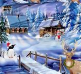 Obliečky Homa NAVIDAD WINTER 7-dielna sada 140x200 cm