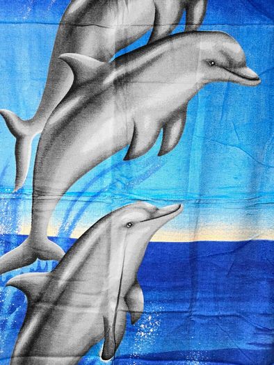 Plážová osuška DOLPHINS 70x140 cm