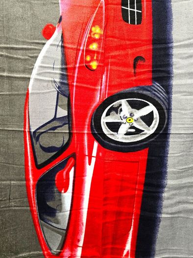 Plážová osuška SPORTS CAR 70x140 cm